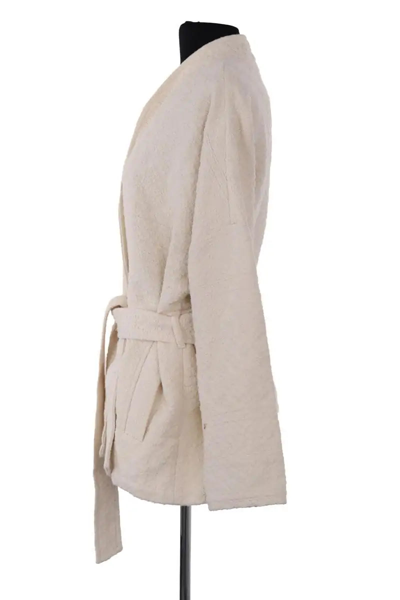 Veste Des Petits Hauts Nassimo Ecru en Coton