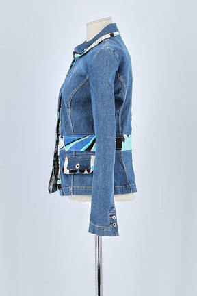 Veste D&G Bleu en Coton