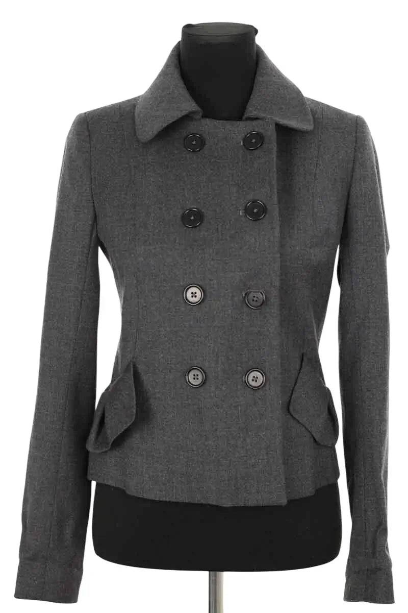 Veste Dice Kayek Gris en Laine, taille M - Seconde Main