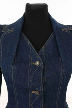 Veste Dior Bleu en Coton