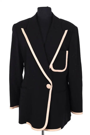Veste Dior Noir en Laine, taille M - Seconde Main