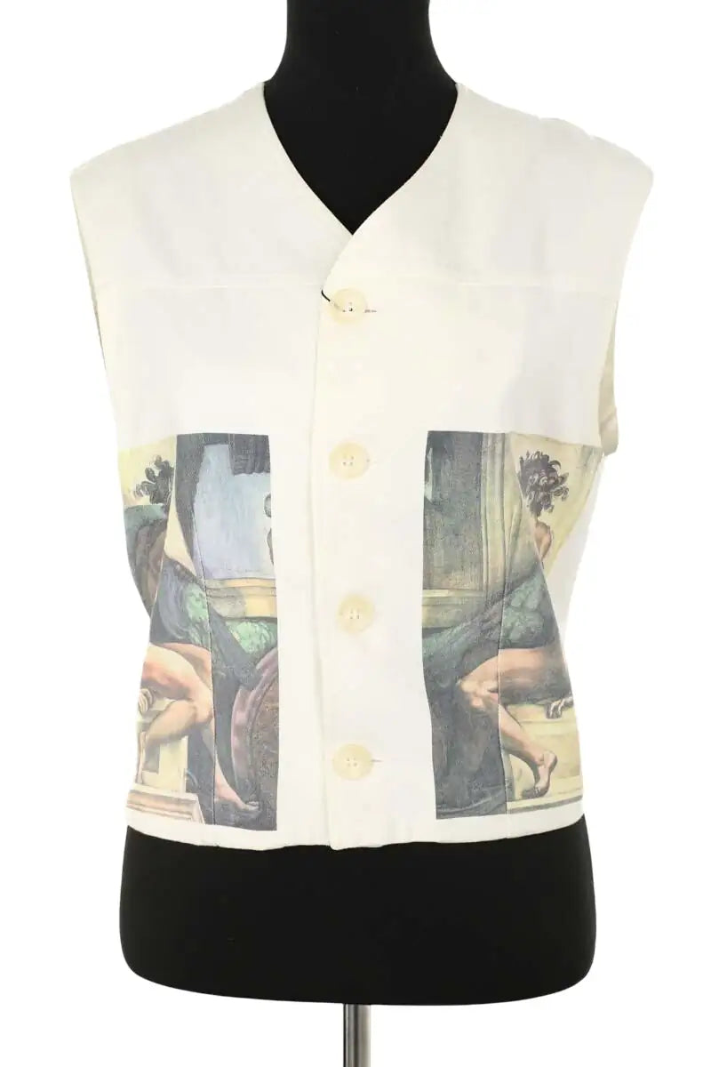 Veste Dolce & Gabbana Blanc en Coton, taille S - Seconde Main