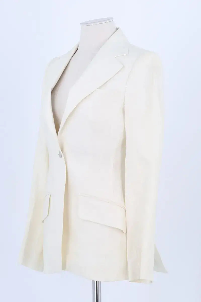 Veste Dolce & Gabbana Ecru en Lin