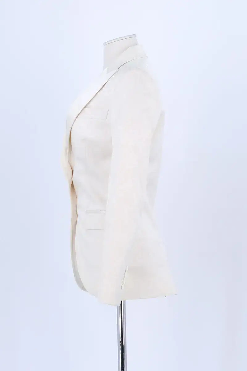 Veste Dolce & Gabbana Ecru en Soie