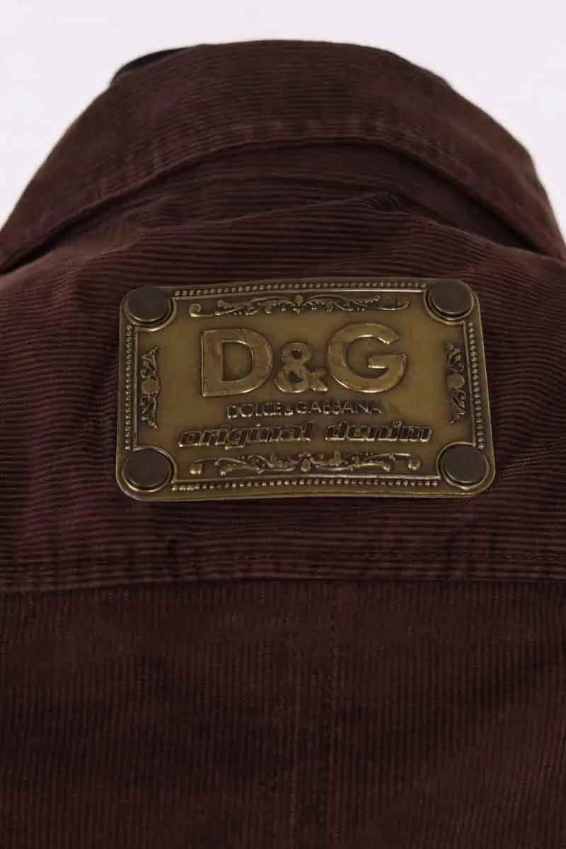 Veste Dolce & Gabbana Marron en Coton