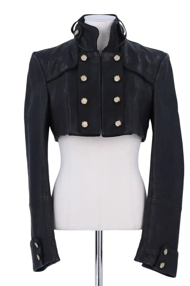 Veste Dolce & Gabbana Noir en Cuir, taille S - Seconde Main