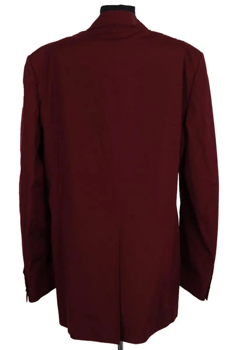 Veste Dries Van Noten Bordeaux en Coton
