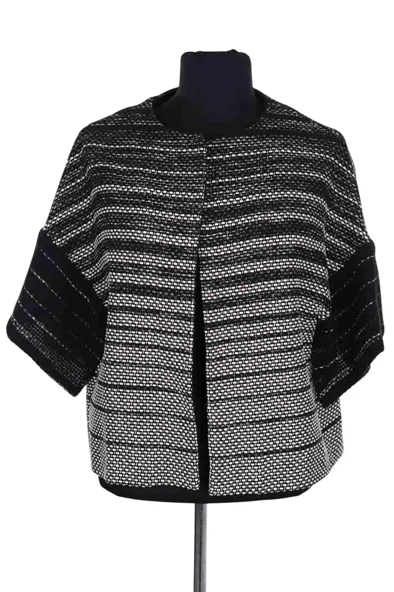 Veste Edward Achour Paris Noir en Coton, taille S - Seconde Main
