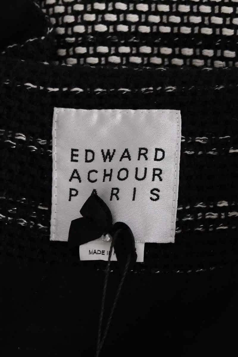 Veste Edward Achour Paris Noir en Coton