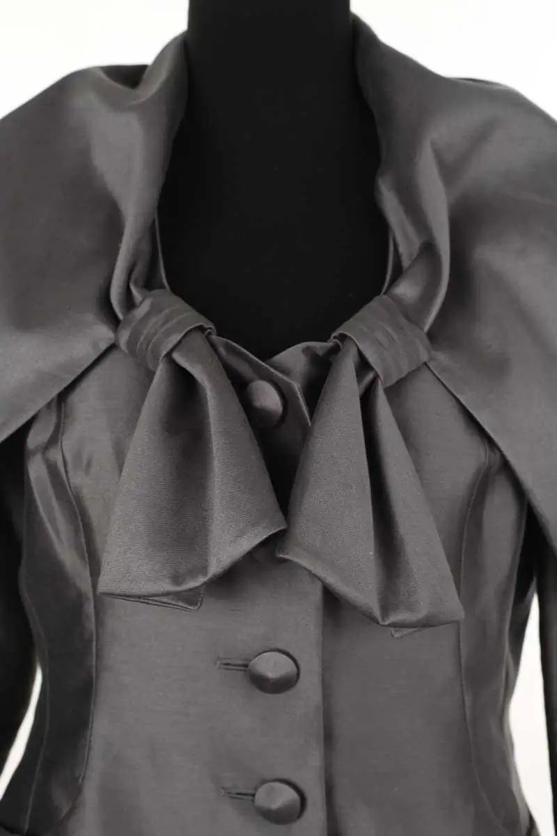 Veste Emmanuelle Khanh Gris en Coton