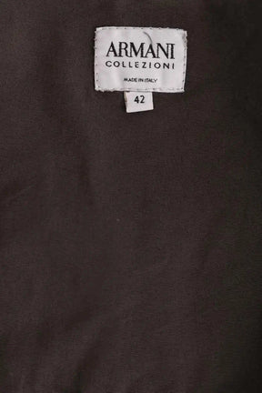 Veste Emporio Armani Marron en Lin
