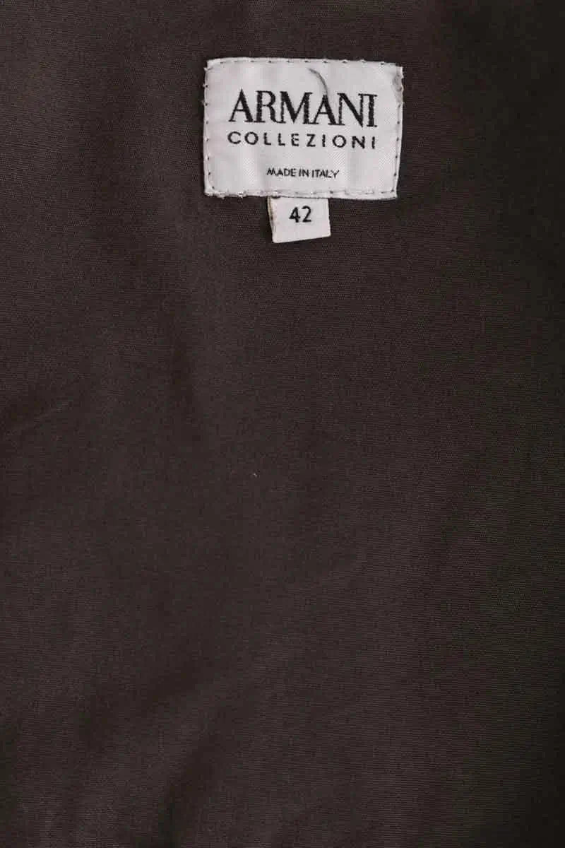 Veste Emporio Armani Marron en Lin