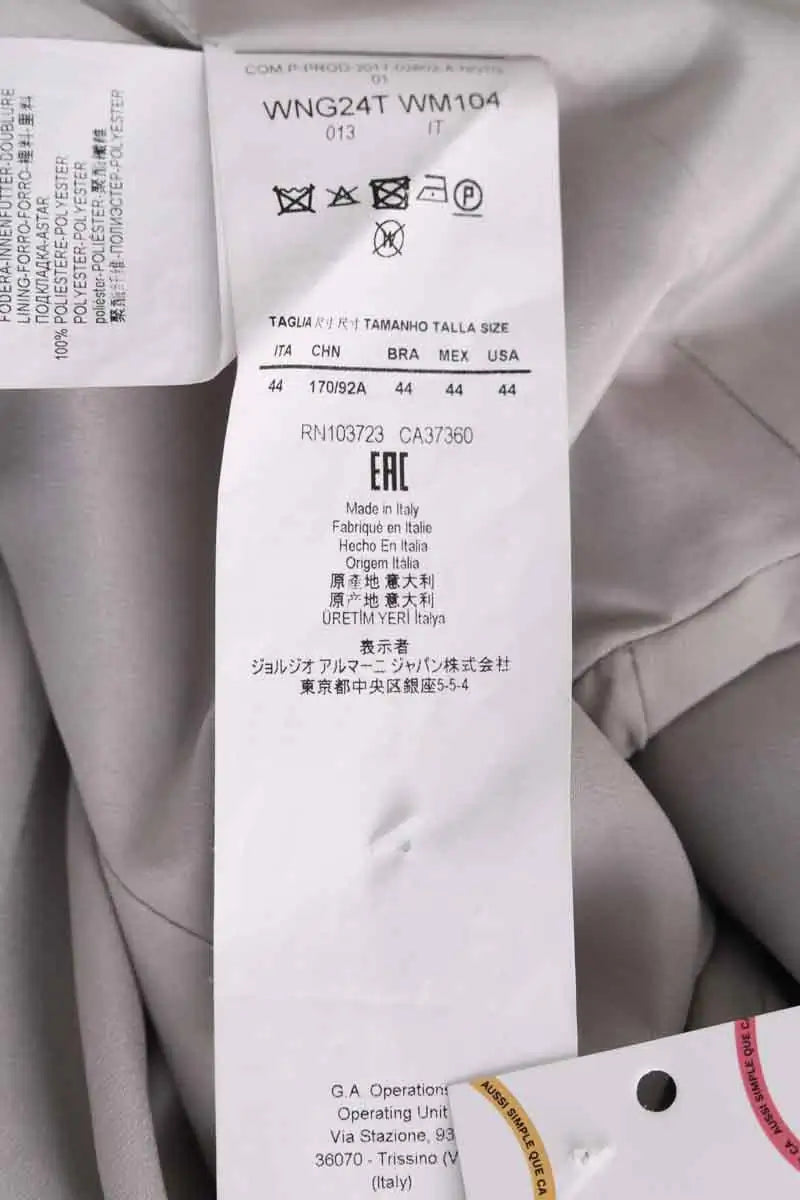 Veste Emporio Armani Rouge en Synthétique