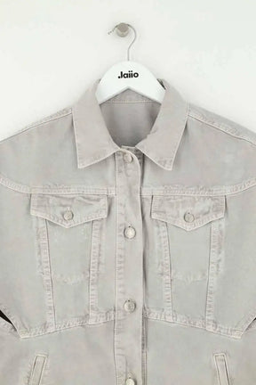 Veste en jean sans manches Dries Van Noten Gris en Coton