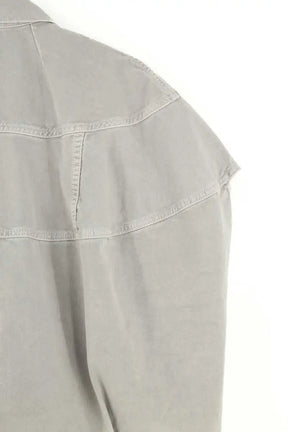 Veste en jean sans manches Dries Van Noten Gris en Coton