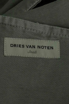 Veste en jean sans manches Dries Van Noten Gris en Coton