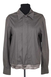 Veste Equipment Gris en Coton, taille S - Seconde Main