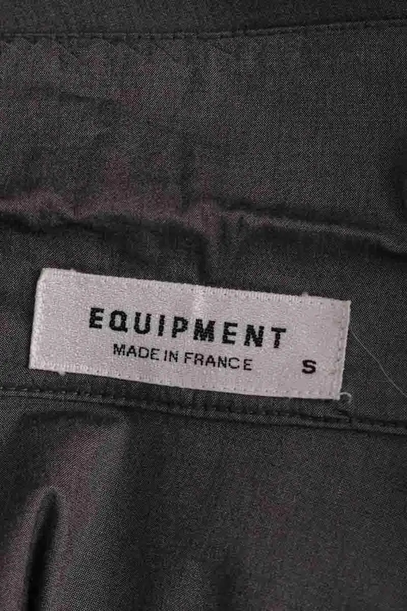 Veste Equipment Gris en Coton