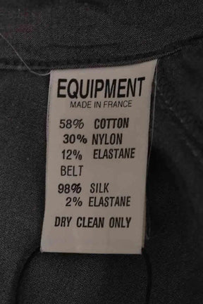 Veste Equipment Gris en Coton
