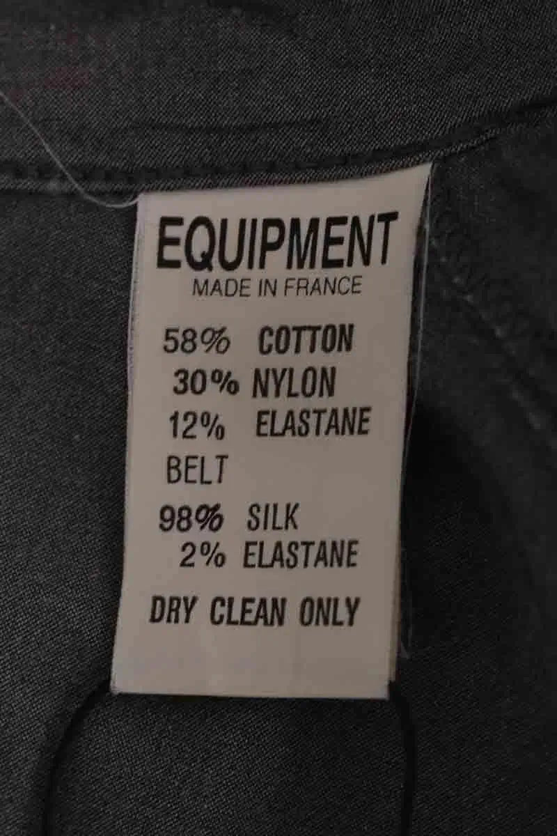 Veste Equipment Gris en Coton