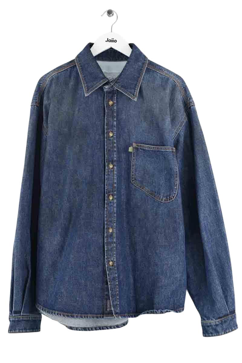 Veste ERL Bleu en Coton, taille L - Seconde Main