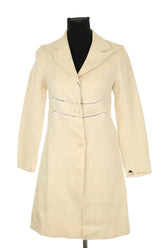 Veste Ermanno Scervino Ecru en Lin, taille S - Seconde Main