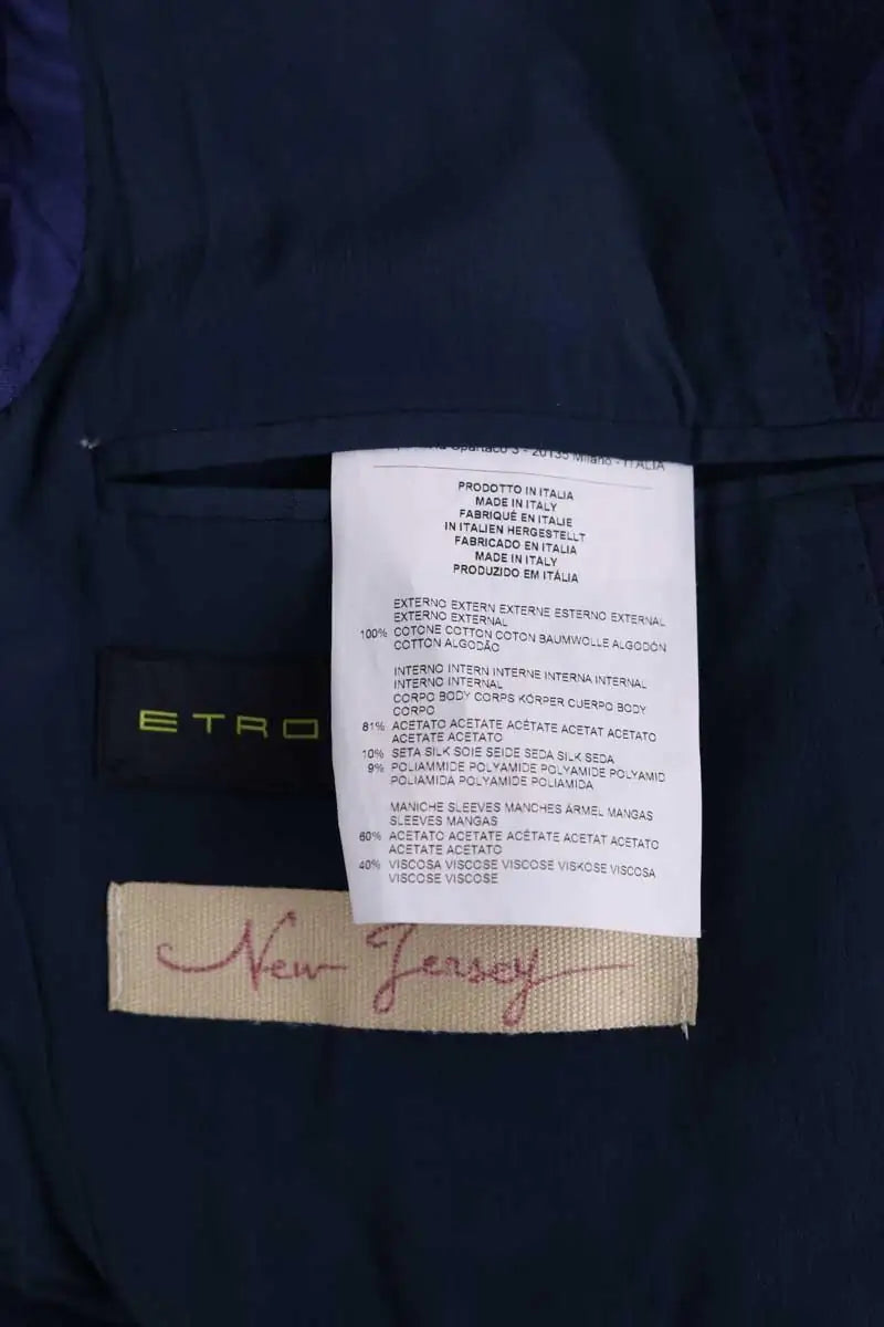 Veste Etro Bleu en Coton