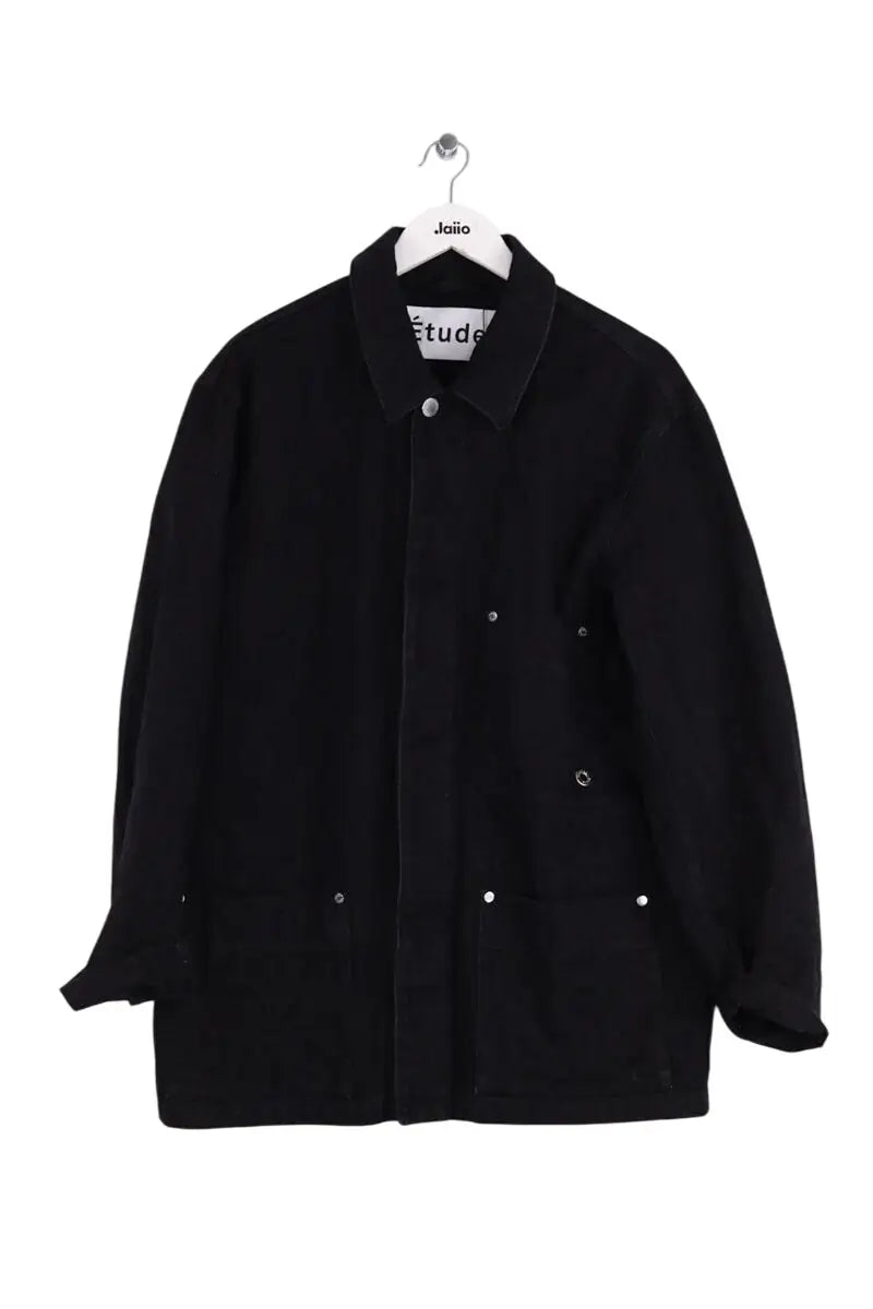 Veste Etudes Noir en Coton, taille S - Seconde Main