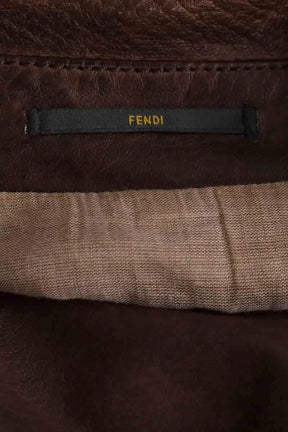Veste Fendi Marron en Cuir