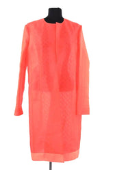 Veste Fendi Orange en Synthétique, taille L - Seconde Main