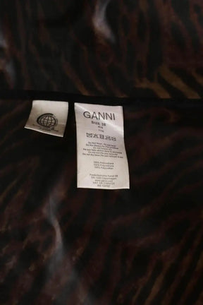 Veste Ganni Marron en Synthétique