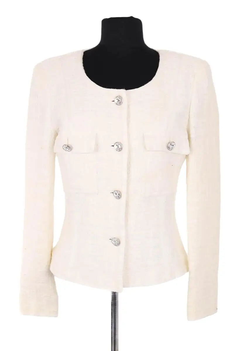 Veste Georges Rech Ecru en Coton, taille M - Seconde Main