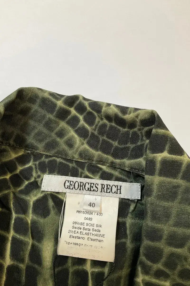 Veste Georges Rech Vert en Soie