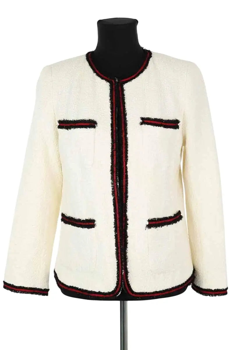Veste Gerard Darel Beige en Coton, taille XXL - Seconde Main