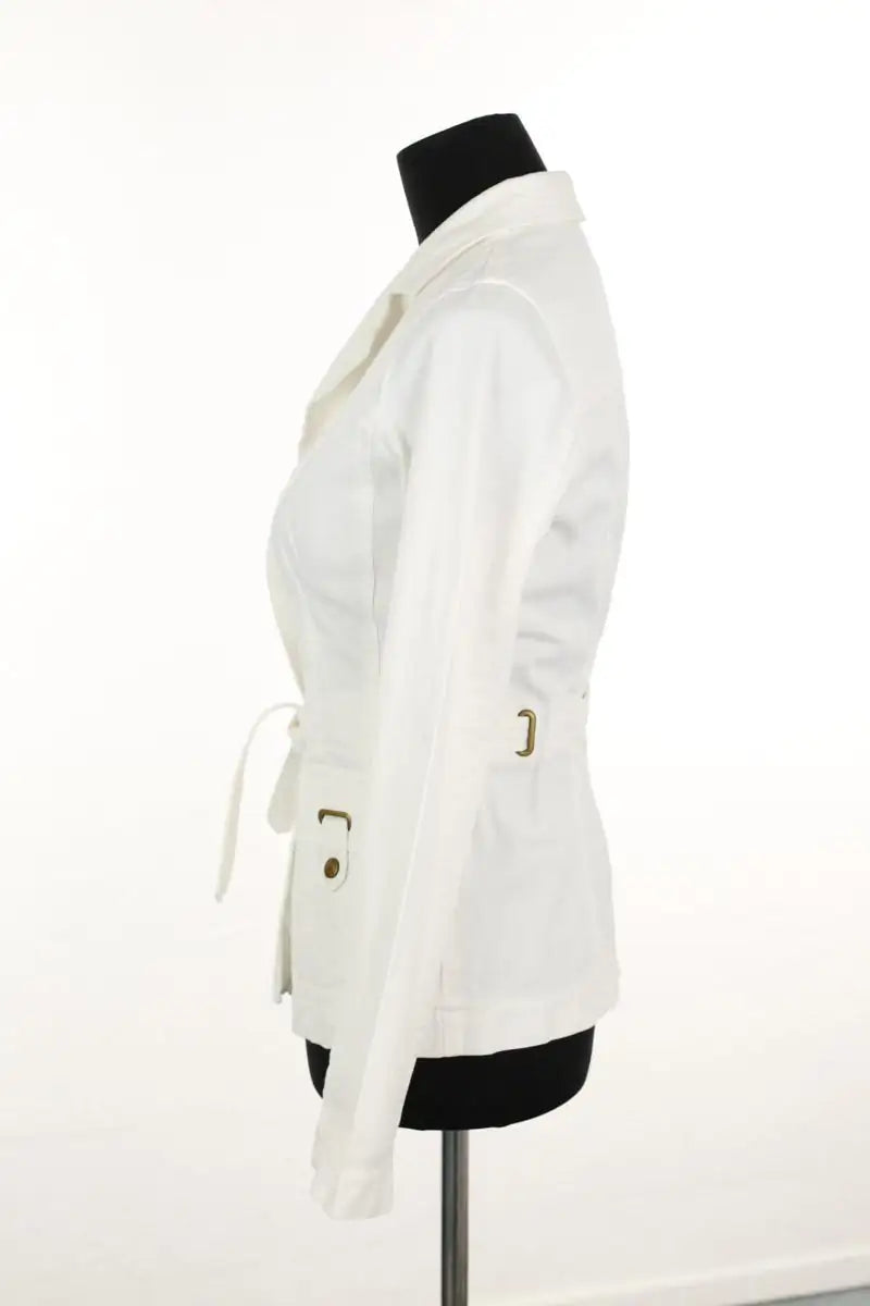 Veste Gerard Darel Blanc en Coton