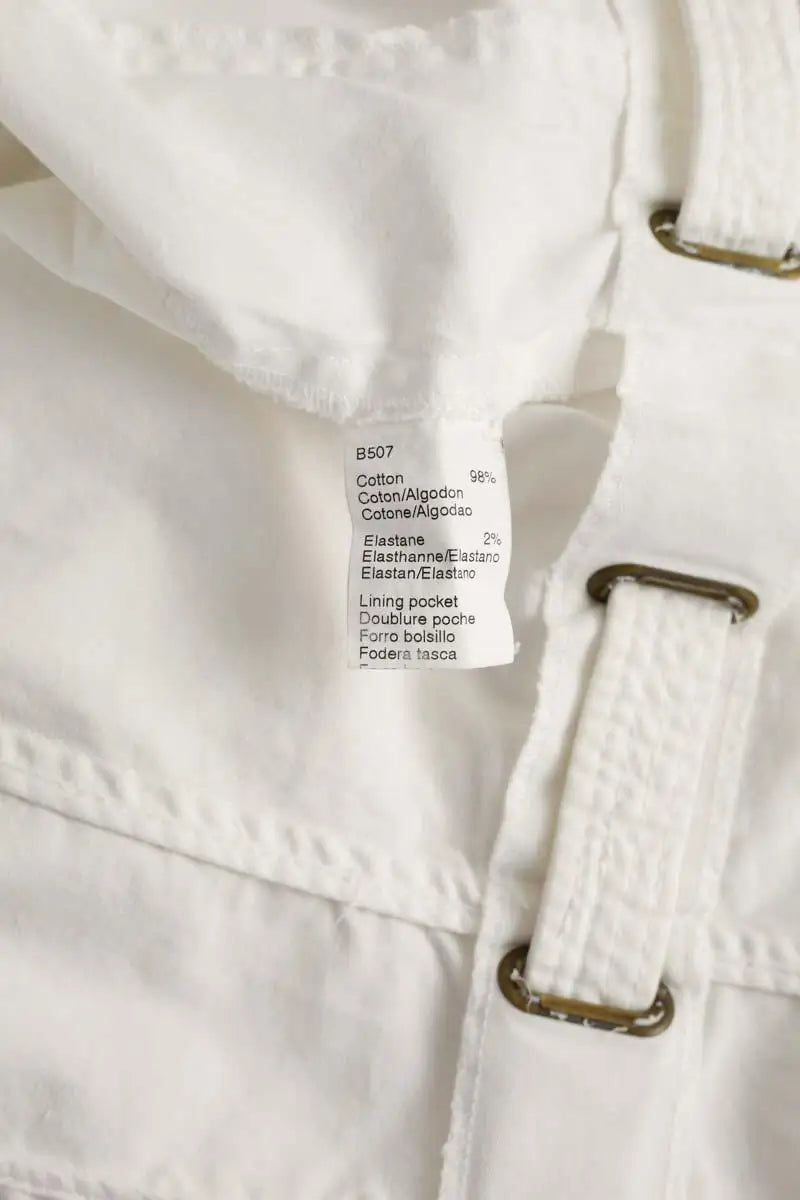 Veste Gerard Darel Blanc en Coton
