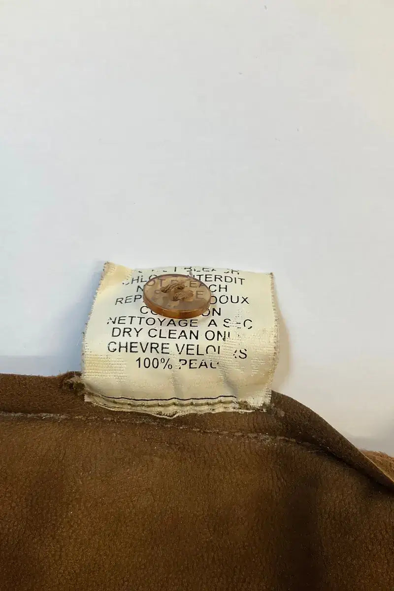 Veste Gerard Darel Marron en Daim