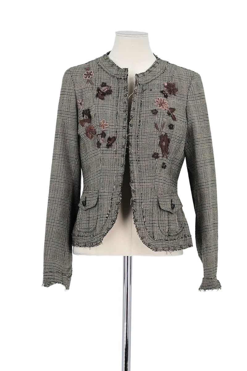Veste Gerard Darel Marron en Laine, taille L - Seconde Main