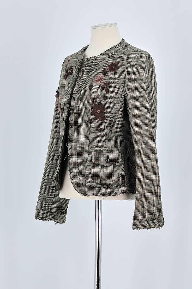 Veste Gerard Darel Marron en Laine