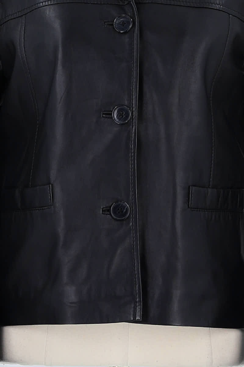 Veste Gerard Darel Noir en Cuir