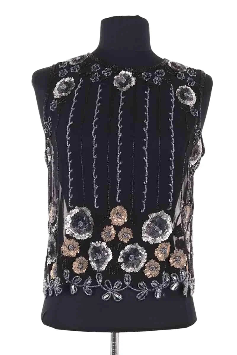Veste Gerard Darel Noir en Paillettes, taille M - Seconde Main