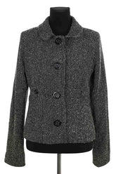 Veste Gerard Darel Noir en Synthétique, taille L - Seconde Main