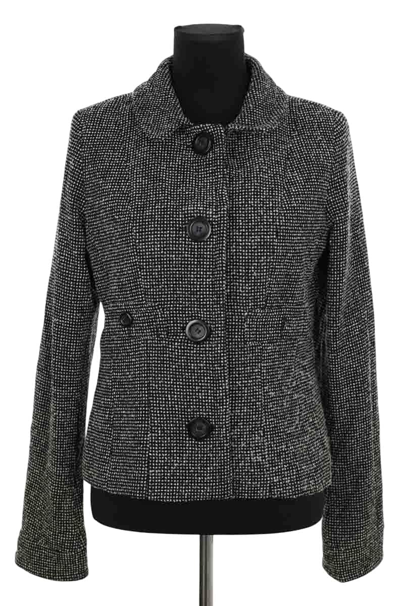 Veste Gerard Darel Noir en Synthétique, taille L - Seconde Main