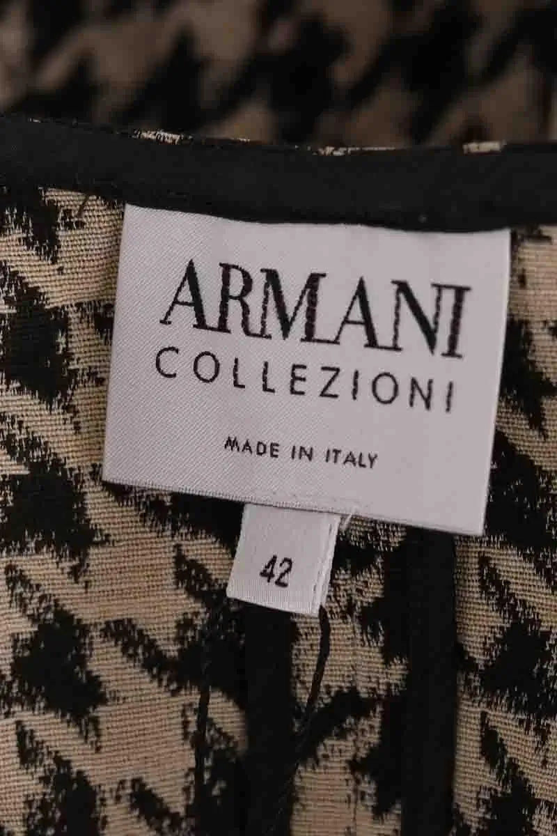 Veste Giorgio Armani Marron en Viscose