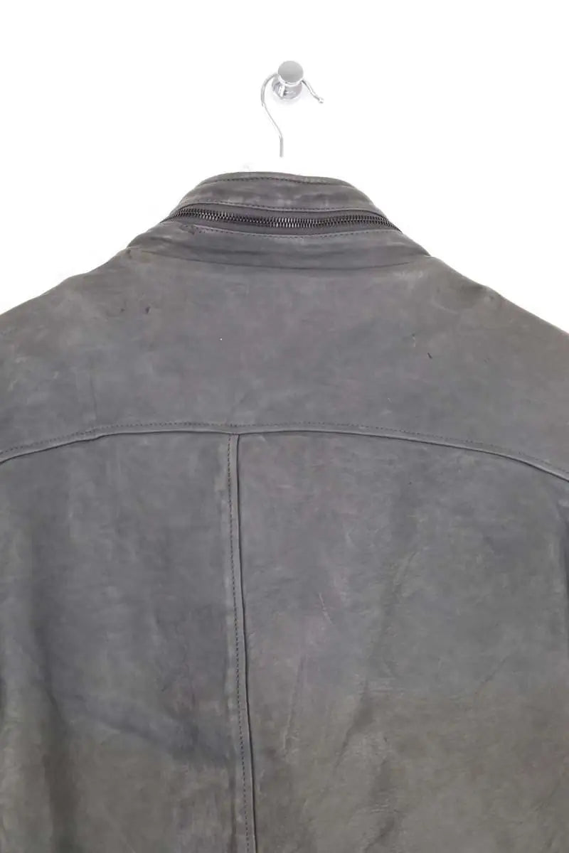 Veste Giorgio Brato Gris en Cuir