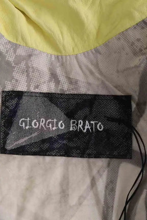 Veste Giorgio Brato Jaune en Cuir
