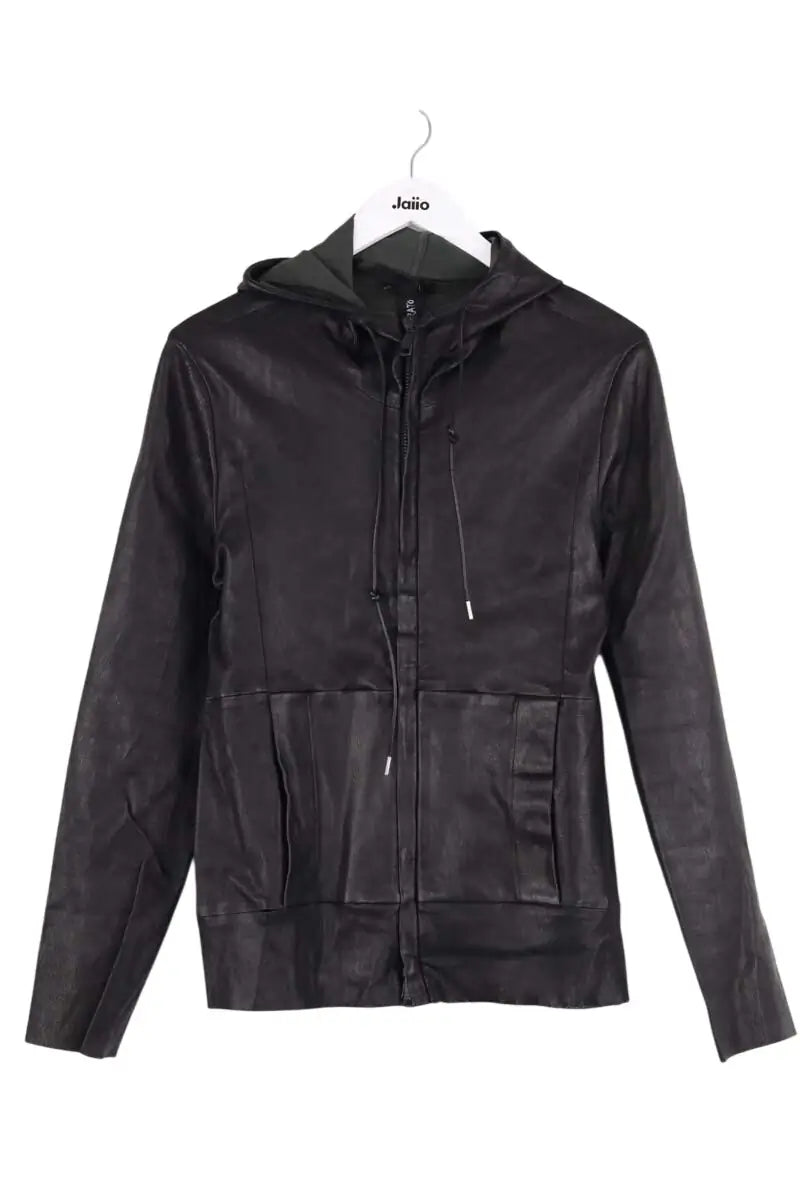 Veste Giorgio Brato Noir en Cuir, taille L - Seconde Main