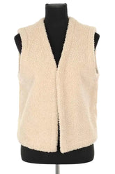 Veste Hartford Beige en Polyester, taille S - Seconde Main