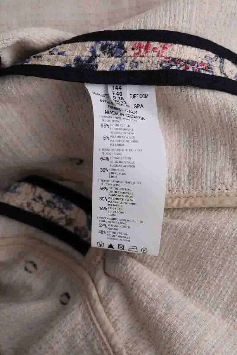 Veste HIGH Blanc en Coton