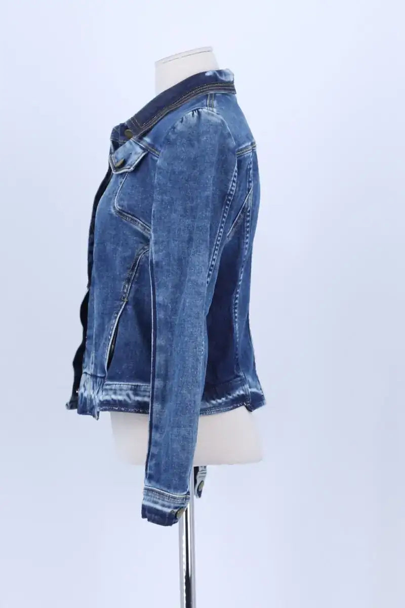 Veste HIGH Bleu en Coton